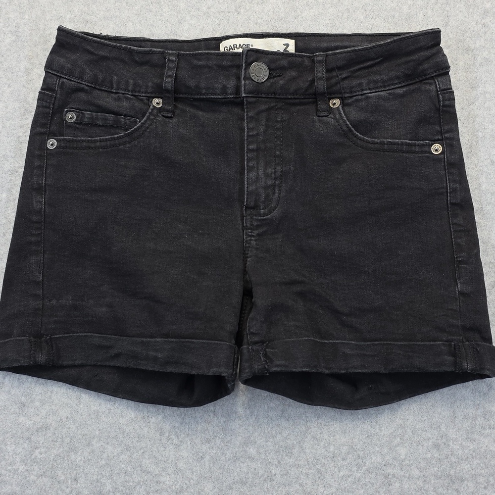 Garage mid rise black shorts size 3